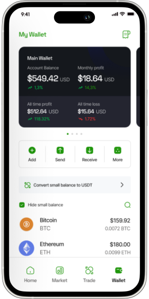 Crypto WalletE Mobile App
