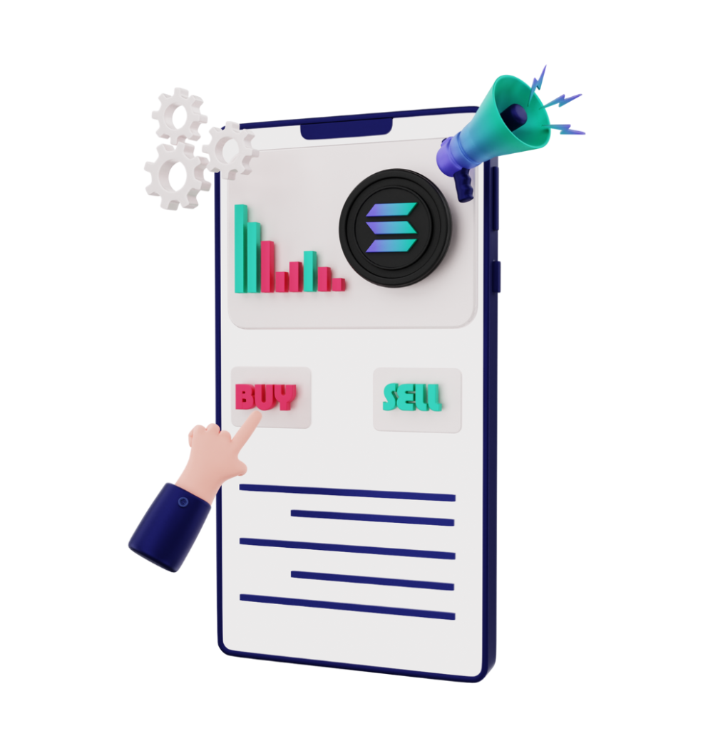 Crypto exchange 3d