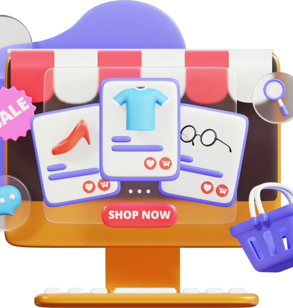 E-commerce website 3d